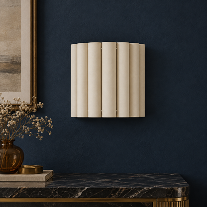 Linnea Linen Wall Light, Up and Down Wall Lamp for Bedrooms and Hallways