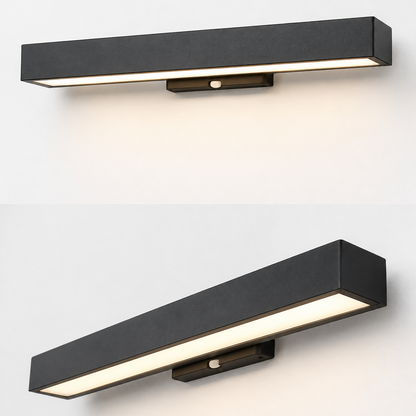 Verano Black Wall Light with Motion Sensor