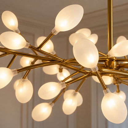 Seren Firefly Sputnik Chandelier 36 Light LED Ceiling Light for Living and Dining Rooms