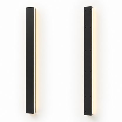 Arlo Black Linear Outdoor Wall Light for Garden Walls and Patios