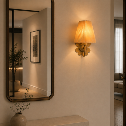 Aurelia Bloom Gold Wall Light