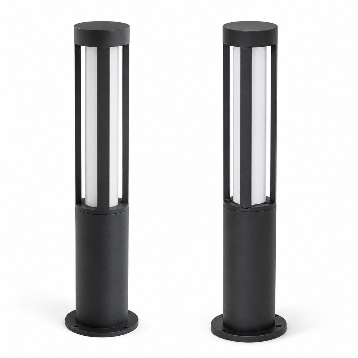 Lumira Black LED Bollard Light for Driveways, Paths and Front Gardens