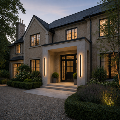 Arlo Black Linear Integrated LED Outdoor Wall Light