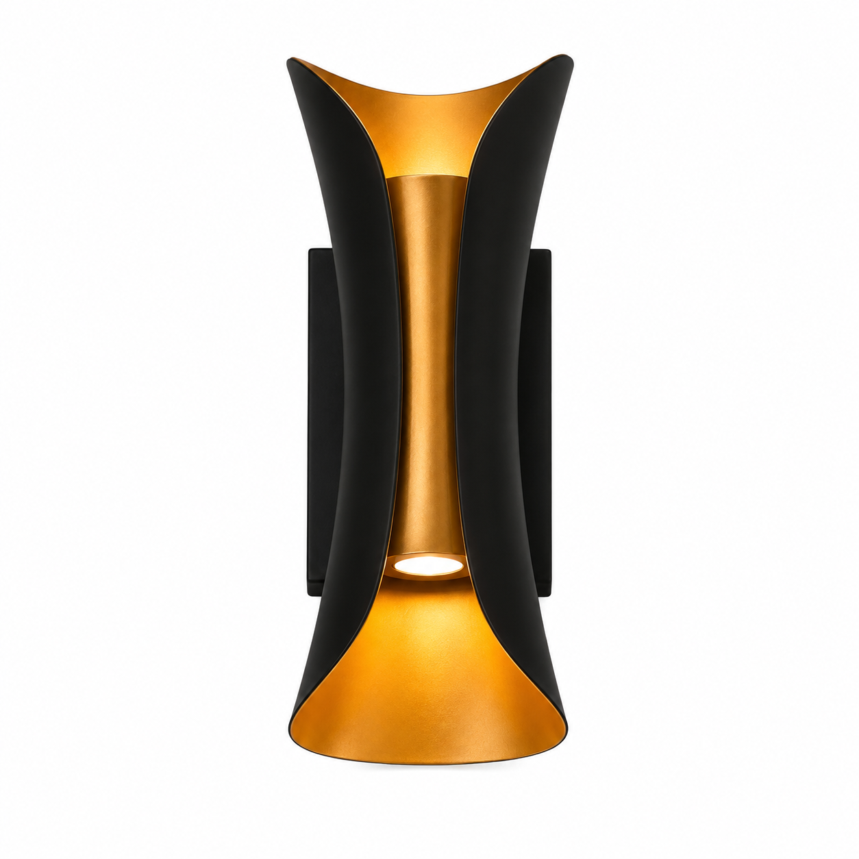 Halo Curved Up & Down LED Wall Light