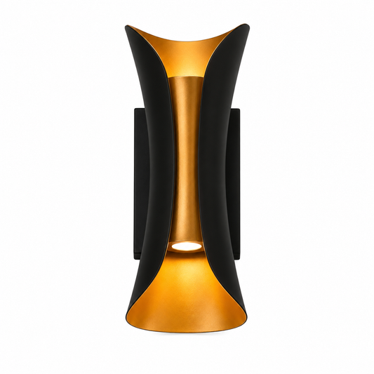 Halo Curved Up & Down LED Wall Light